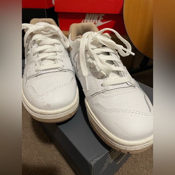 Women’s New Balance 550 White Tan Size US 6 - Picture 3 of 8